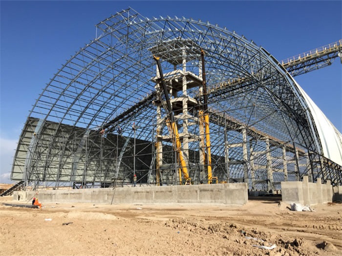 双辽煤机油桶翘工程网架